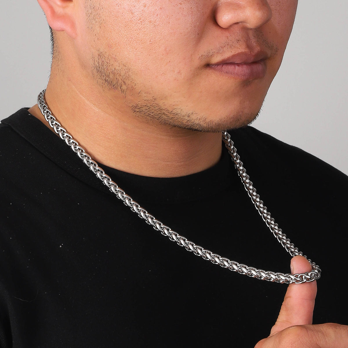 Men's Bone Chain Necklace