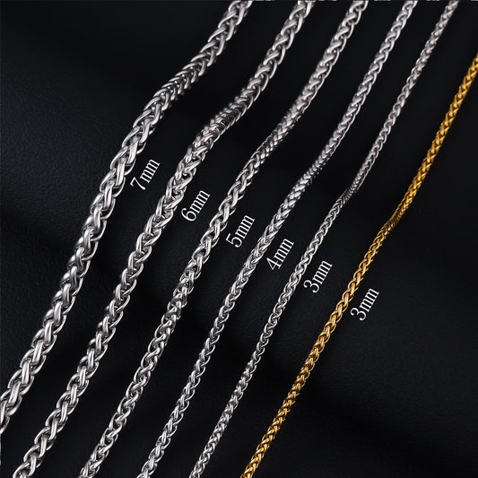 Men's Bone Chain Necklace